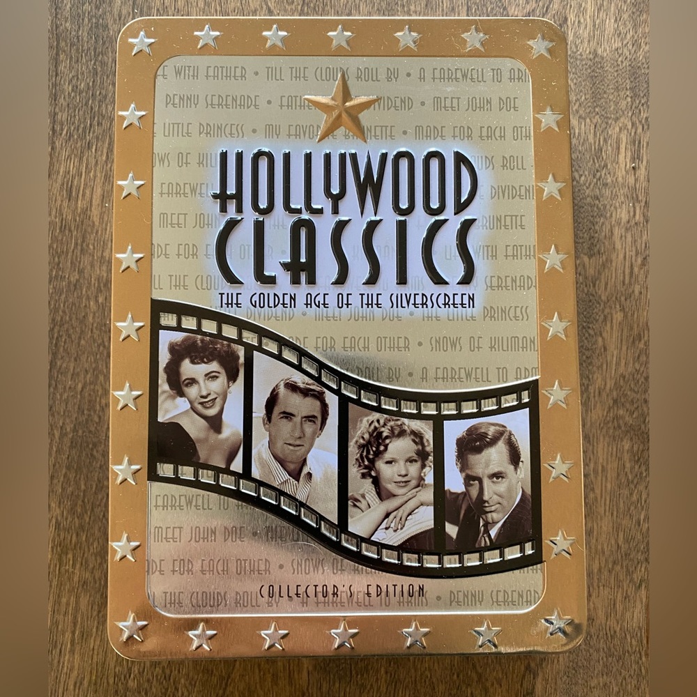 Hollywood Classics The Golden age of The Silver Screen DVDs. Collectors Edition